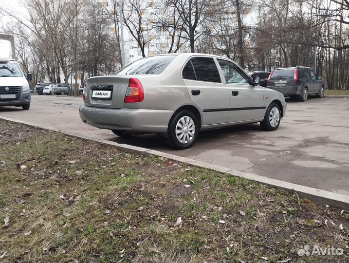 Hyundai Accent 1.5 AT, 2007, 260 000 км