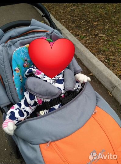 Коляска 2 в 1 adamex jogger