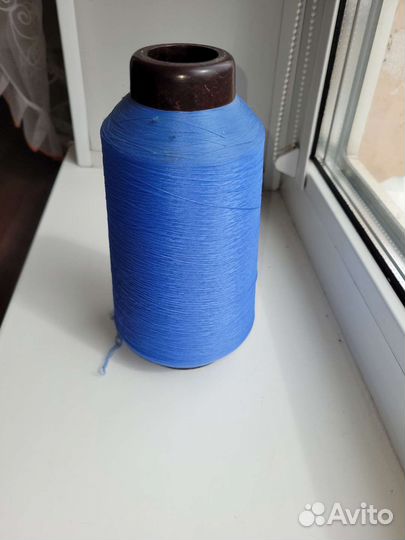 Нитки х/б, полиэстер, пряжа акрил, шерсть