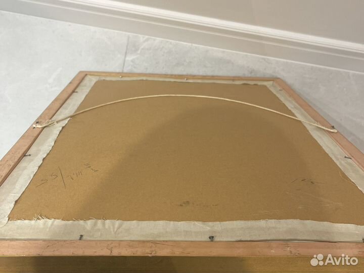 Картина фреска репродукция в багете