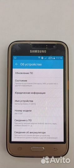 Samsung Galaxy J1 (2016) SM-J120F/DS, 8 ГБ