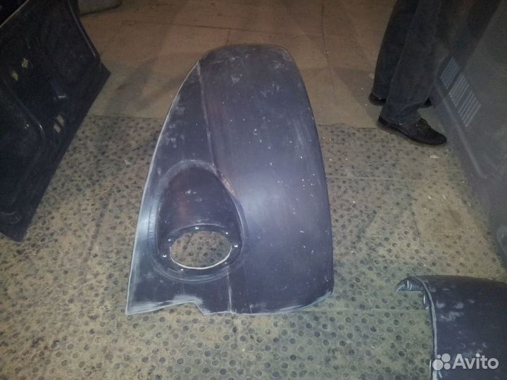 Расширенные стеклопластиковые + 5см крылья газ 69