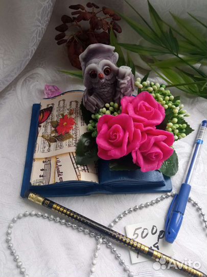 Мыло ручной работы цветы