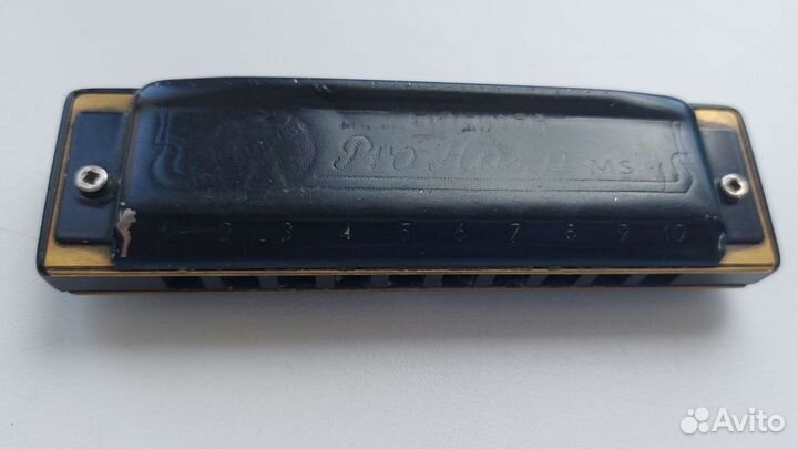 Губная гармошка hohner pro harp ms C