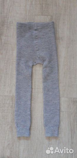 Вязанные леггинсы на р.116