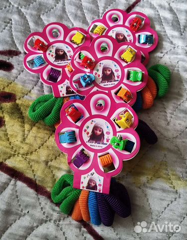 Набор резинок с крабиками