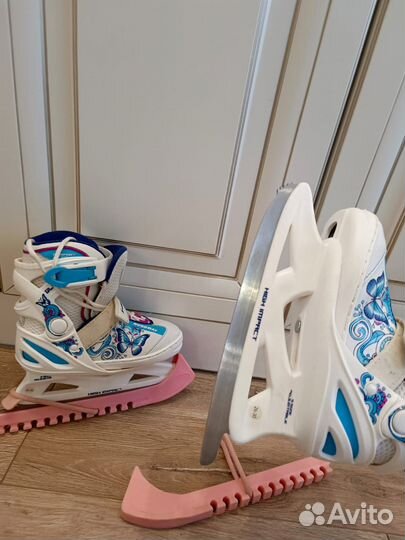 Коньки детские раздвижные 26-30