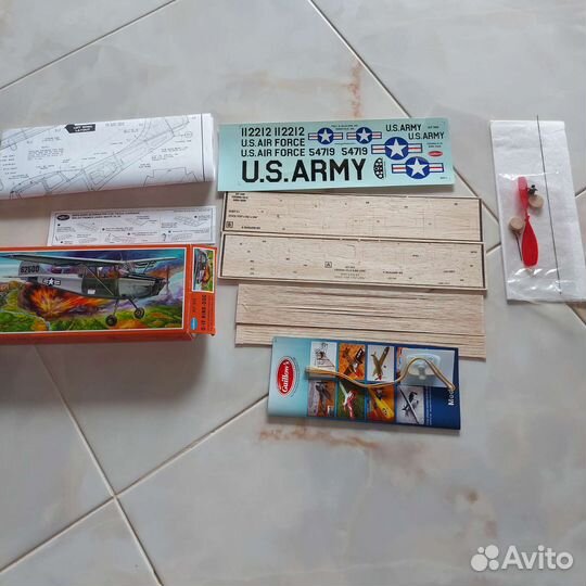 Сборная модель самолета Bird-Dog O-IE KIT