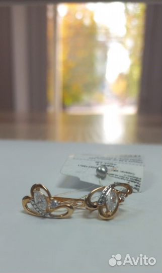 62 / Золотые серьги 