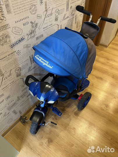 Детский трехколесный велосипед Lamborghini