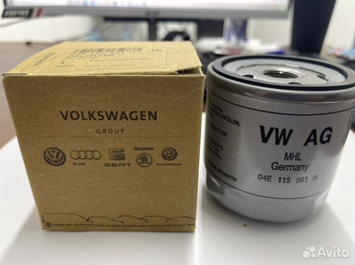 Масляный фильтр оригинал VAG, Audi