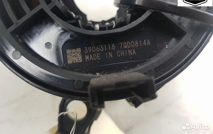 Полоса надувных подушек (кольцо srs), 39063118 Opel Astra K 2015 - года