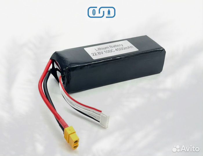 Аккумулятор для FPV дрона ZEE 4500mAh 6S100С XT60