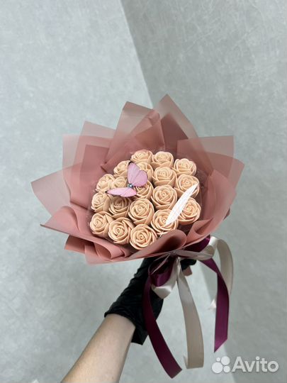 Съедобный букет/Шоколадный букет/Розы из шоколада