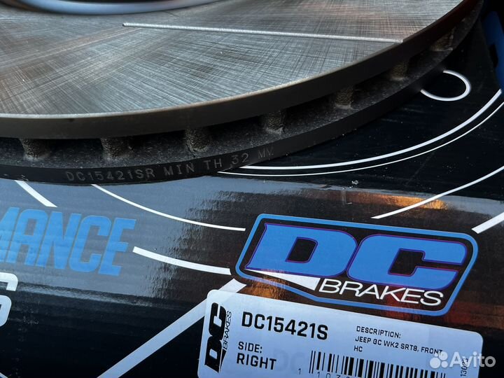Тормозные диски перед Jeep SRT8 WK2