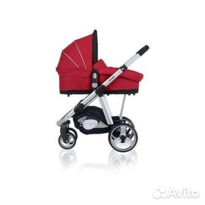 Коляска детская красная Brevi Ovo 2 в 1