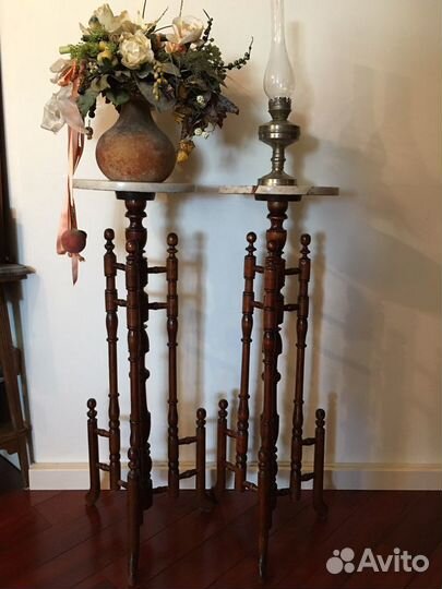 Пара Тумб под цветы 1900х гг