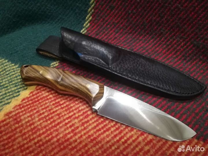 Охотничий цельнометаллический Нож. Походный нож