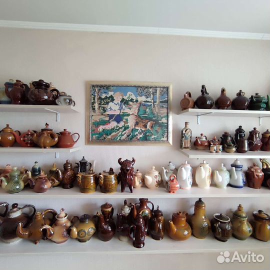 Продам коллекцию керамических чайников