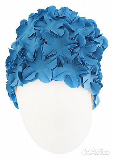 Шапочка для плавания Fashy 3191 латекс (с цветами)