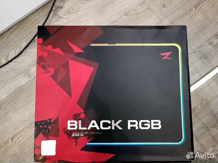 Коврик ZET gaming GM-M Black RGB