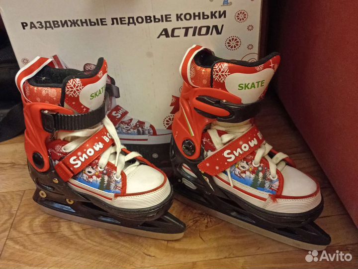 Коньки 33-36 размер