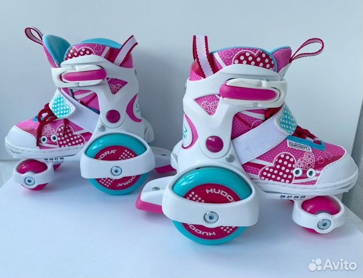 Ролики hudora раздвижные (26-29)