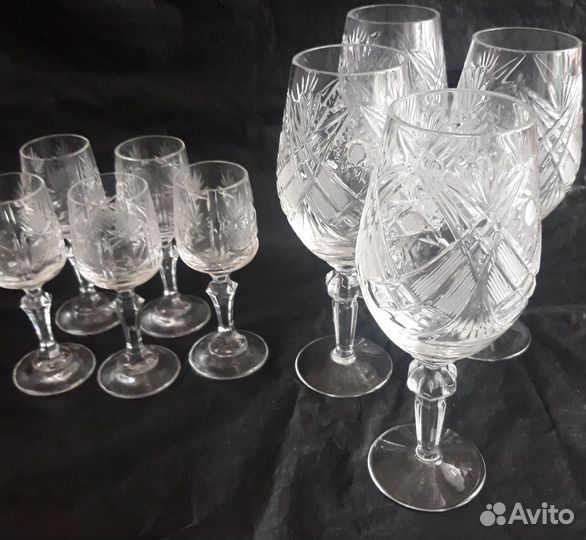 Рюмки Югославия.Хрусталь СССР