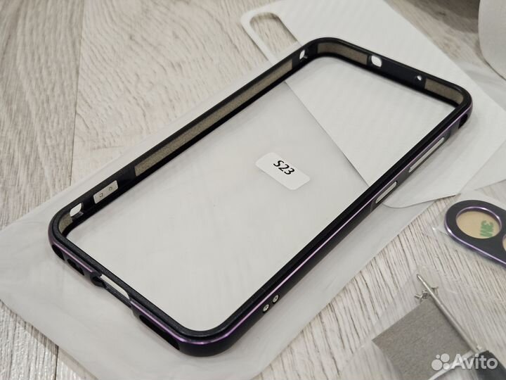 Рамка-чехол алюминий Samsung S23