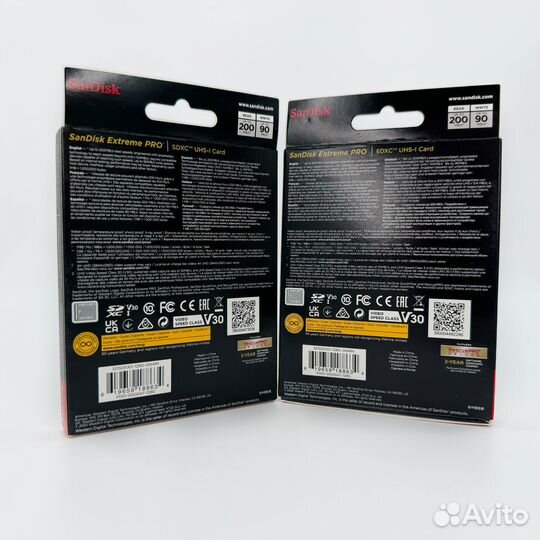 SanDisk sdхс 128GB Extreme Pro UHS-I V30 U3 200mb