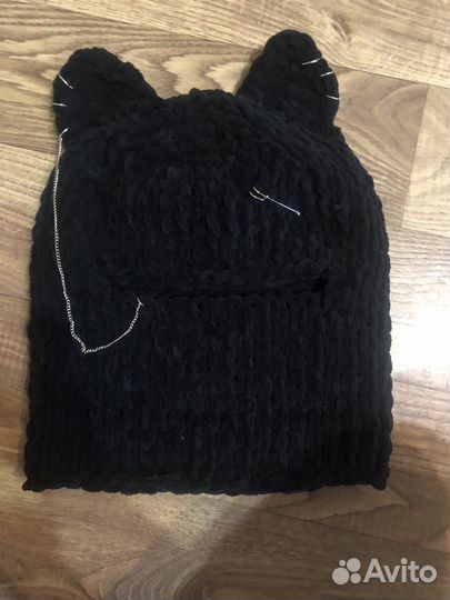 Балаклава с кошачьими ушками