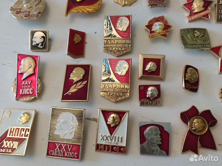 Значок Ленин