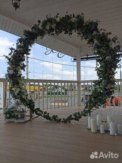 Арка для выездной регистрации, на банкет, фотозона