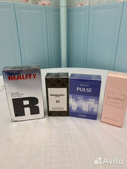 Парфюмированная вода мужские и женские новые