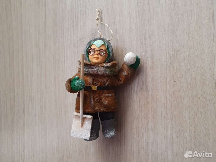 Елочная игрушка ручной работы