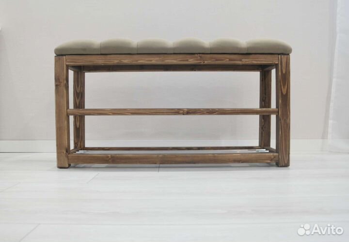 Банкетка обувница в прихожую loft