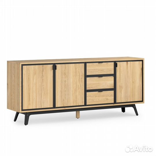 Буфет из металла и дерева Daffo