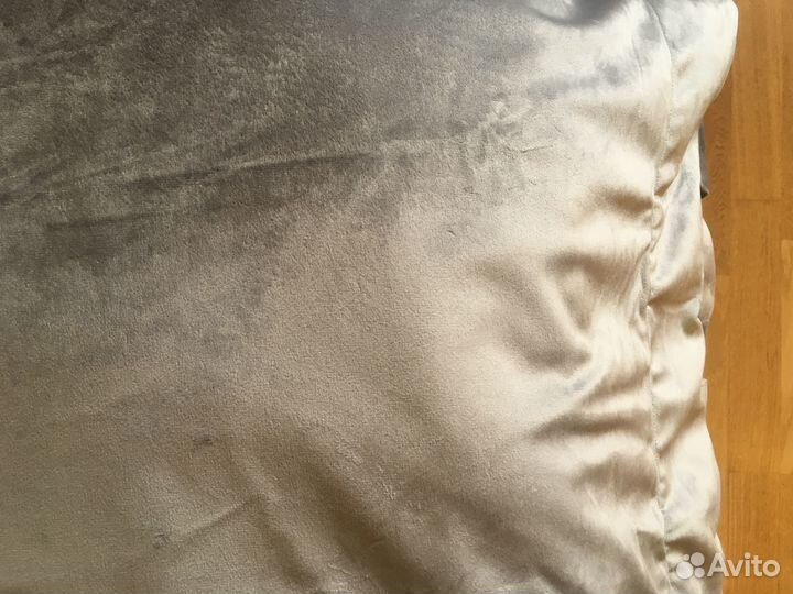 Шторы новые серые, серебристые из бархата 200x280