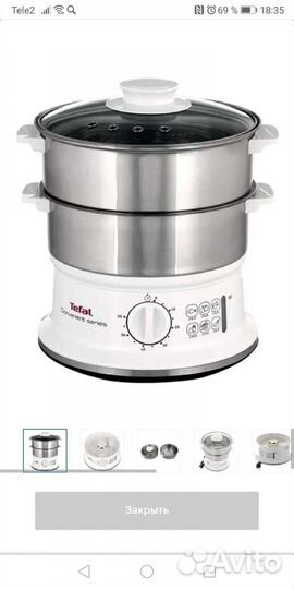 Пароварка tefal