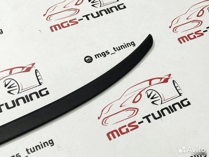 Спойлер BMW 5 series g30 M5 Style черный мат