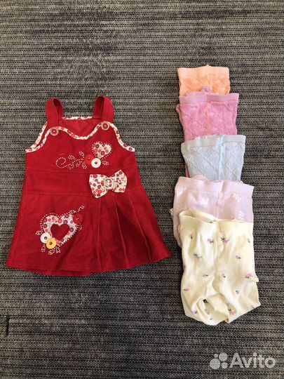 Вещи пакетом на девочку 80 86 в отл.сост