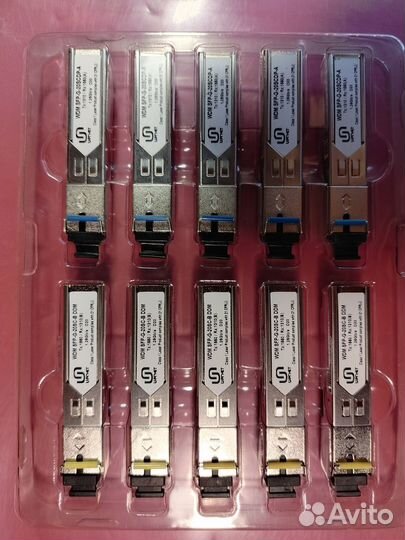 Sfp модуль, пять пар а+в(10шт)