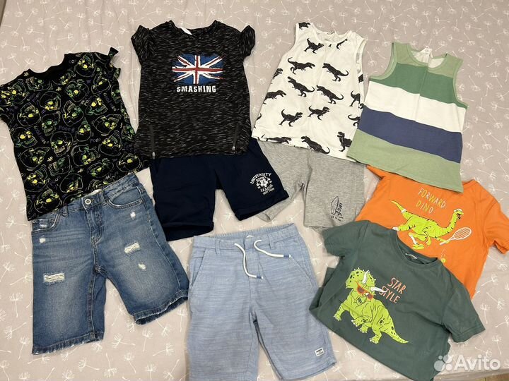 Летняя одежда на мальчика 128 134