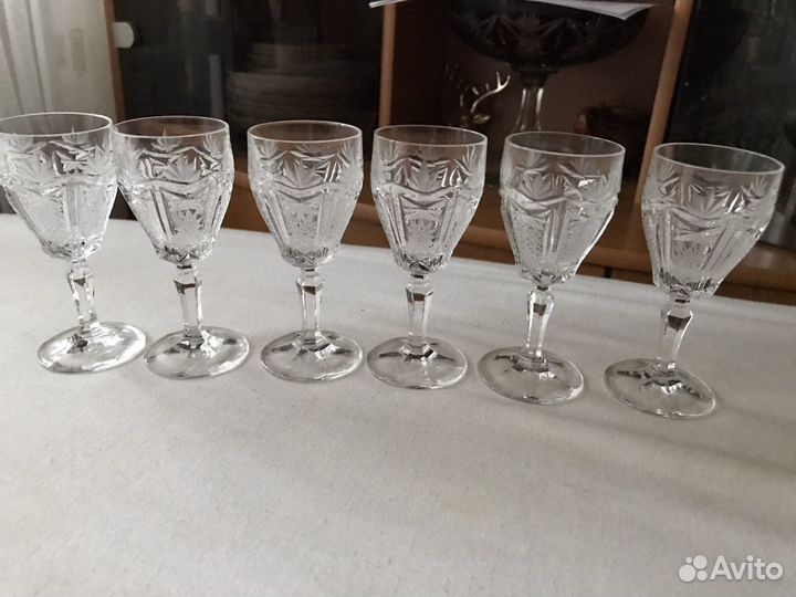 Хрустальные рюмки СССР