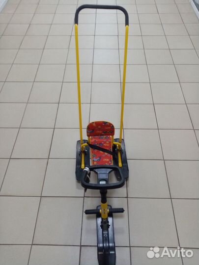 Снегокат с толкателем