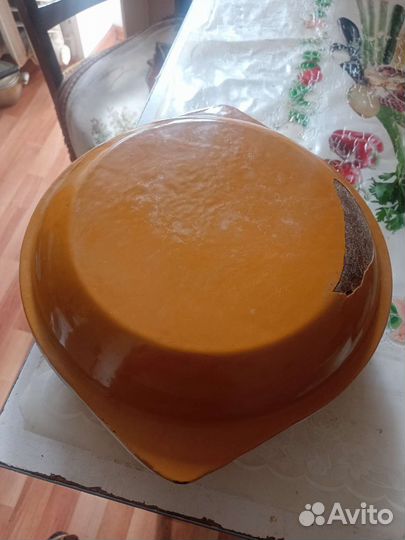 Чугунная эмалированная сковорода СССР