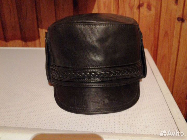 Фуражка из телячей кожи