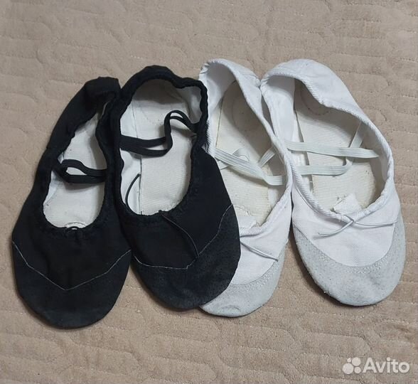 Купальник гимнастический, балетки