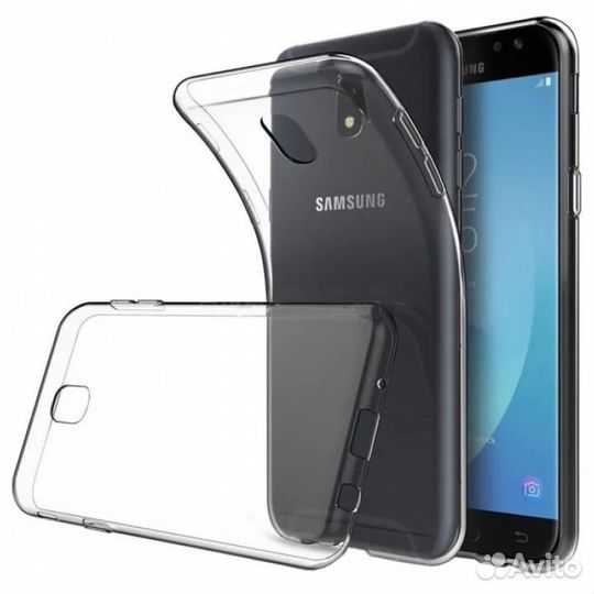 Чехол-накладка TPU Slim 1.0mm для Samsung Galaxy J