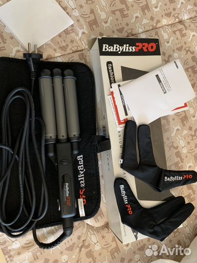 Babyliss Pro Щипцы плойка стайлер тройной